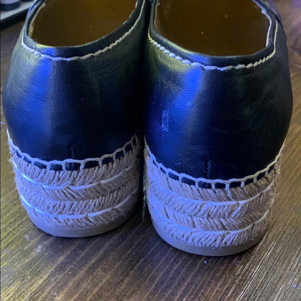 Black Prada espadrille platform shoes - Picture 5 of 8